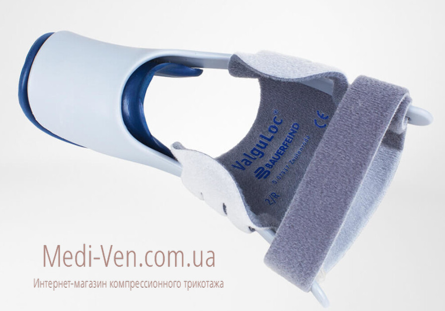 Стабилизирующий ортез GenuTrain Bauerfeind ValguLoc - Бандаж GenuTrain Bauerfeind ValguLoc для коррекции большого пальца стопы - Германия